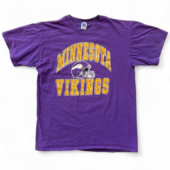 Russell Athletic Other - Vintage 90s Russell Minnesota Vikings USA Made NFL T Shirt L Football Purple Tee